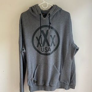 10 DEEP XXX USA Hoodie HEATHER GREY